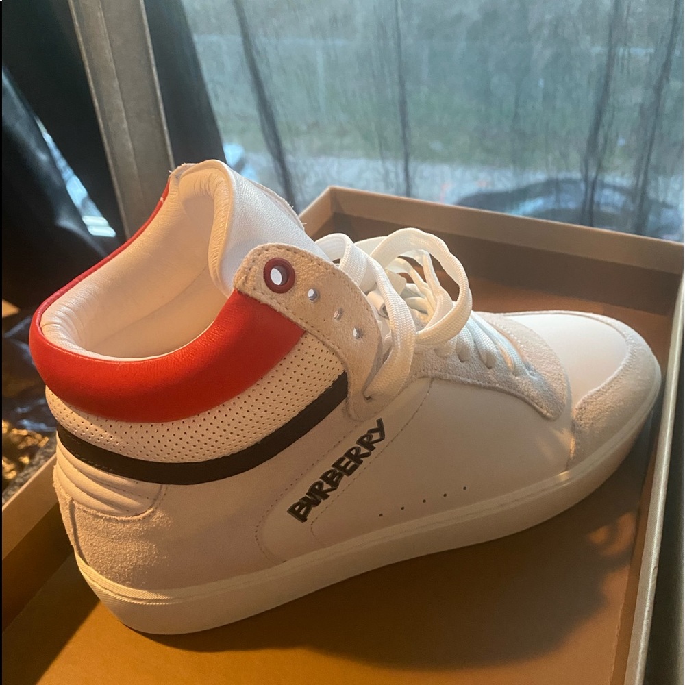 Burberry hightop sneakers